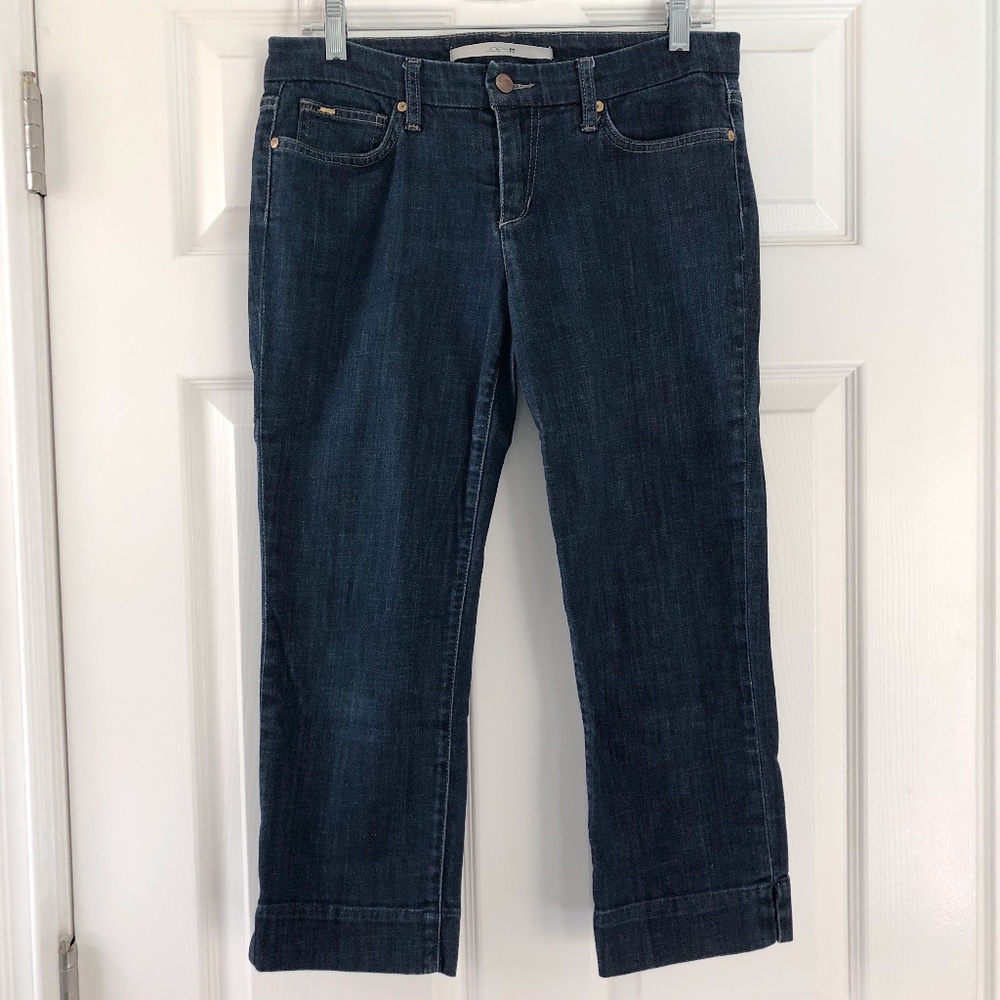 Joe's Slit Hem Kicker Cropped Jeans